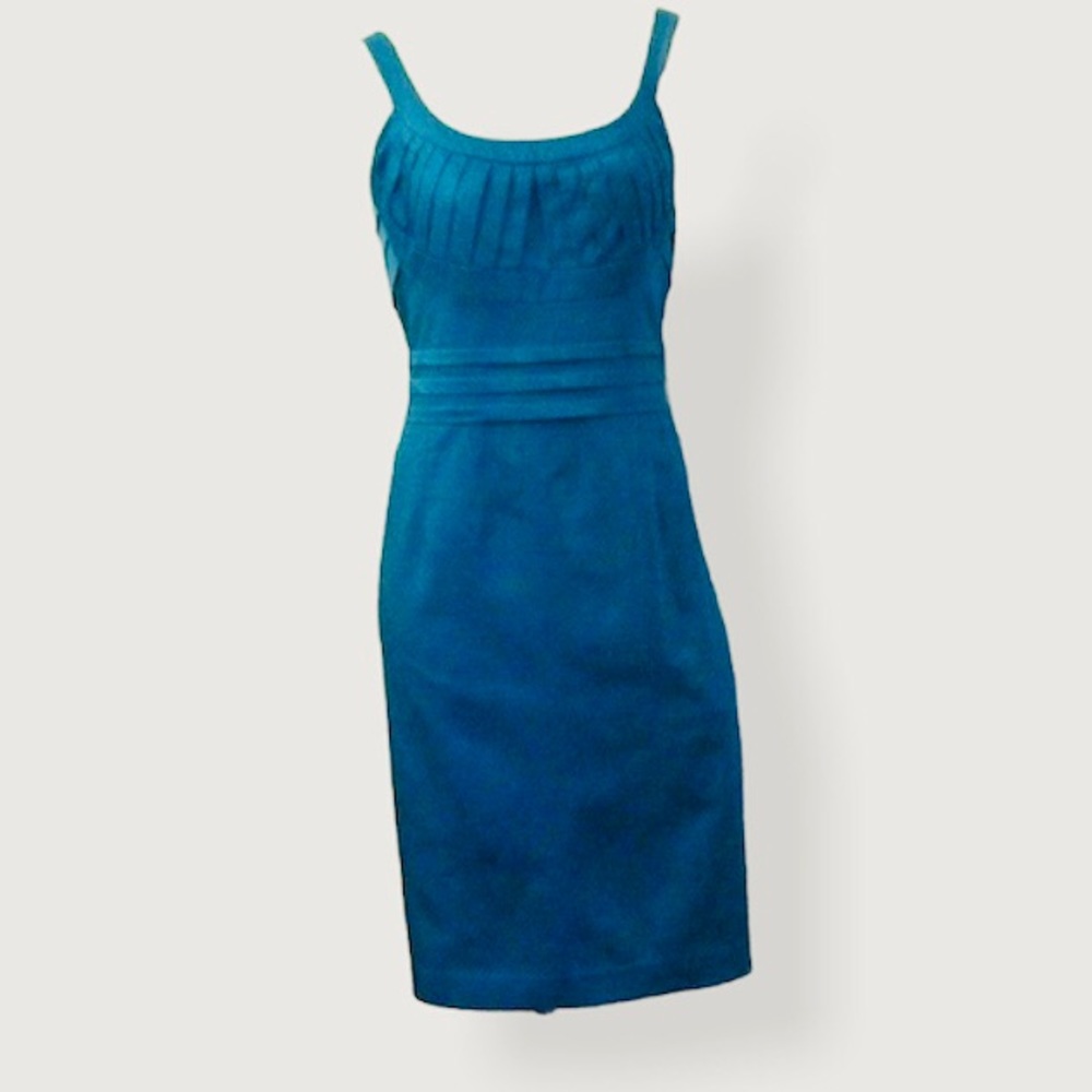 Calvin Klein Dress blue sleeveless pleated